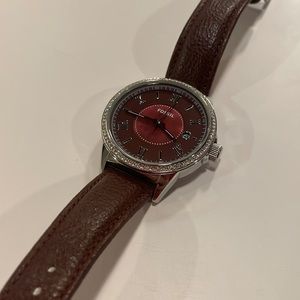 Fossil BQ1112 Womens watch with leather band